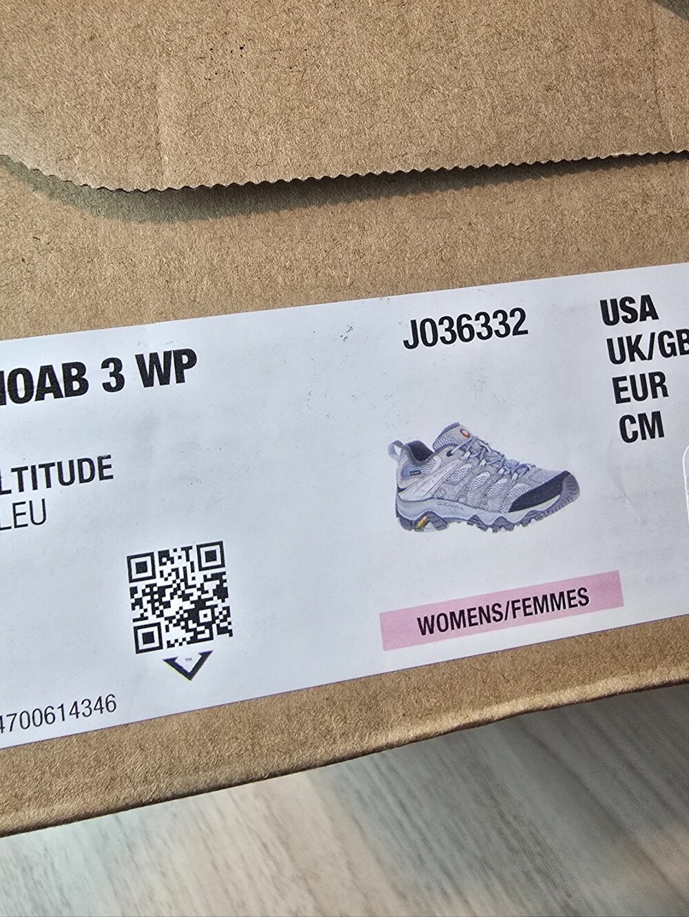 Brand New Merrell MOAB 3 WP Hiking Shoes Womens Size 8 - Picture 6 of 6